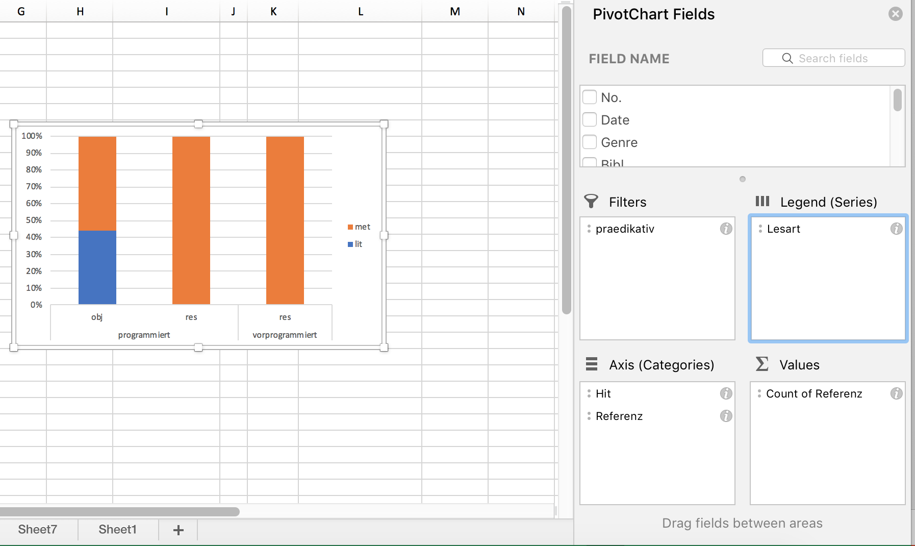 Erstellen eines einfachen Diagramms in Excel