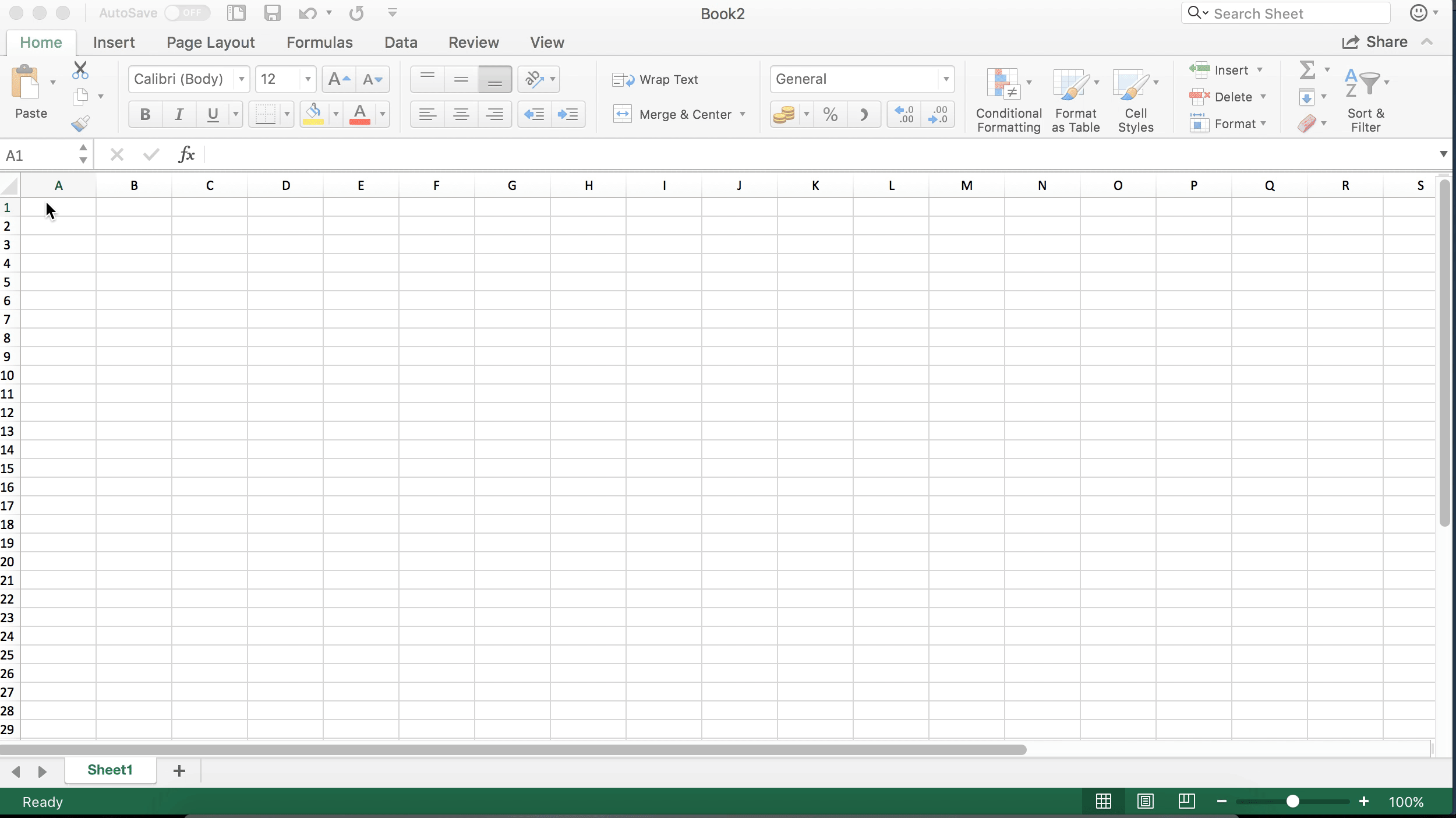 Import in Excel